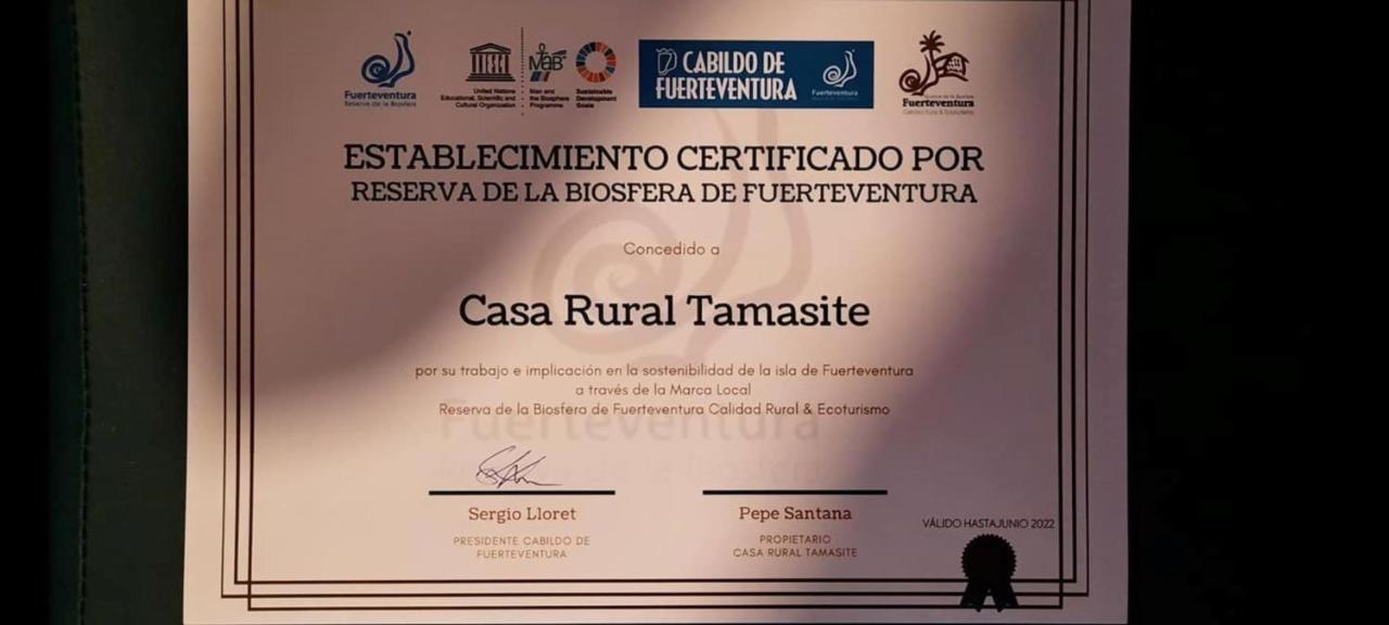 Casa Rural Tamasite Tuineje Exterior photo